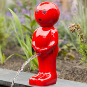fontaine de jardin boy - h45 cm - rouge - ubbink